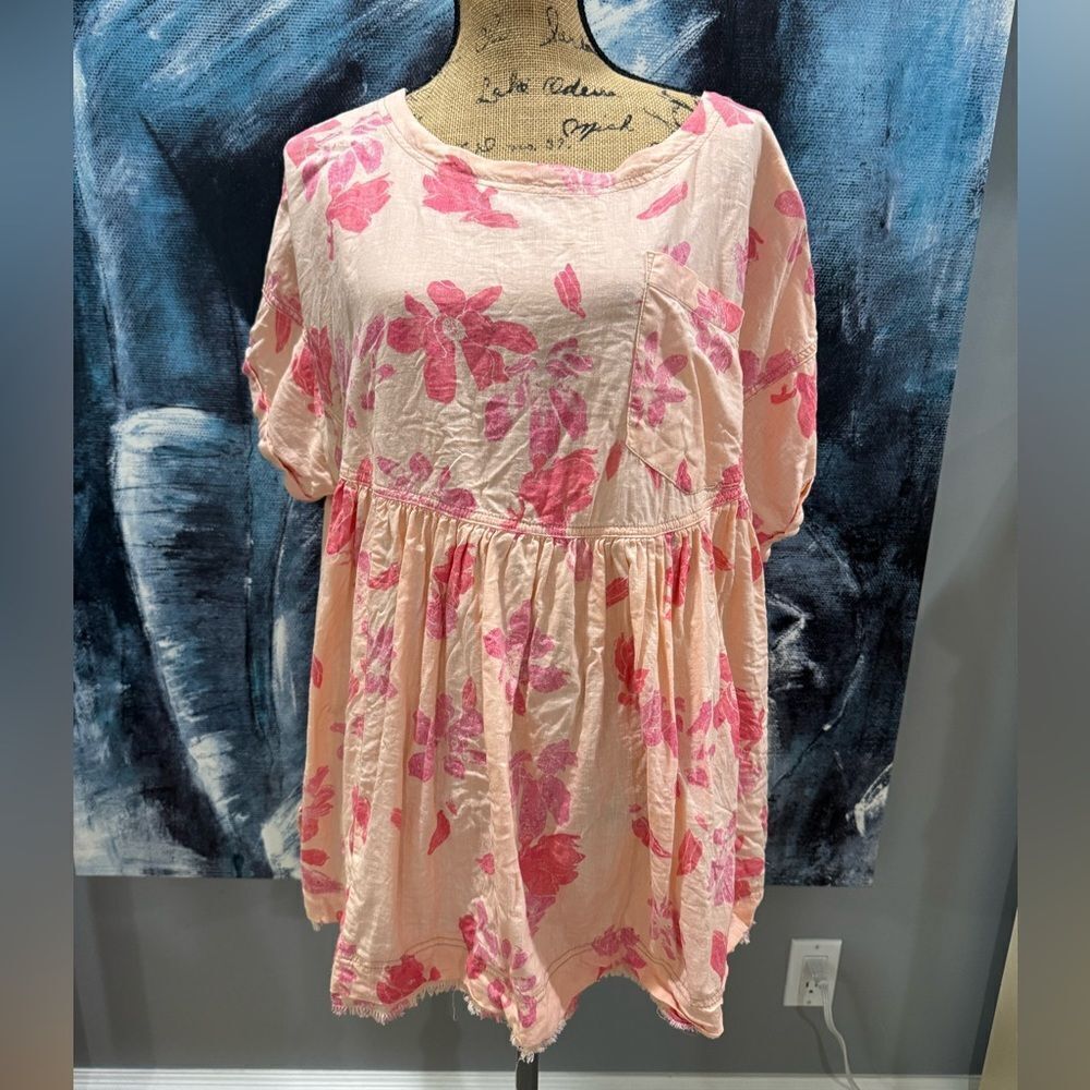 Free People We The Free linen blend top